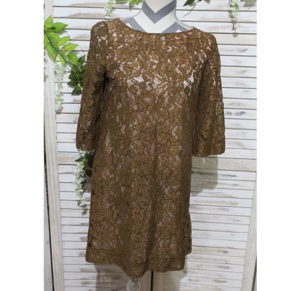 Fossil lace overlay dress (1367)🔮 - Picture 1 of 7